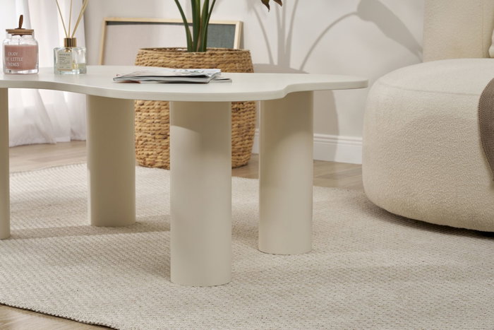 Hanah Home Bloom Juego de Mesas de Café - Crema Hanah Home Bloom Juego de Mesas de Café - Crema